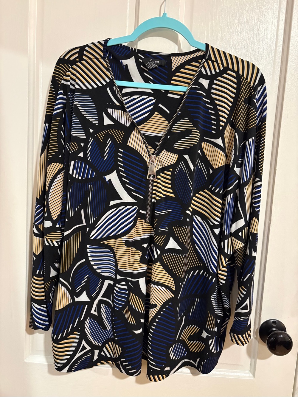 Alfani Women’s Geometric Blouse